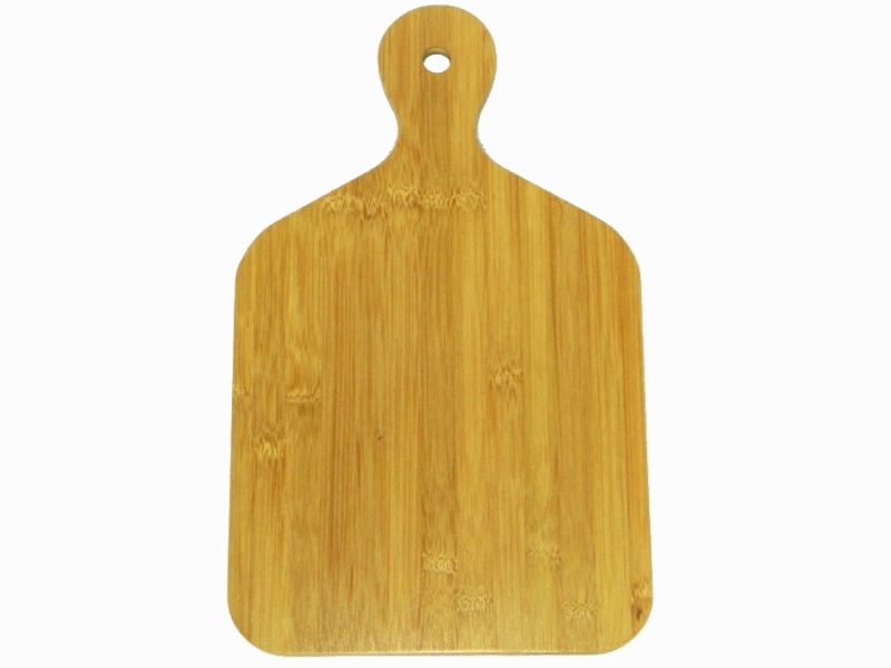Exceptional Bamboo Cutting Board with Paddle Handle - Sustainable Kitchenware